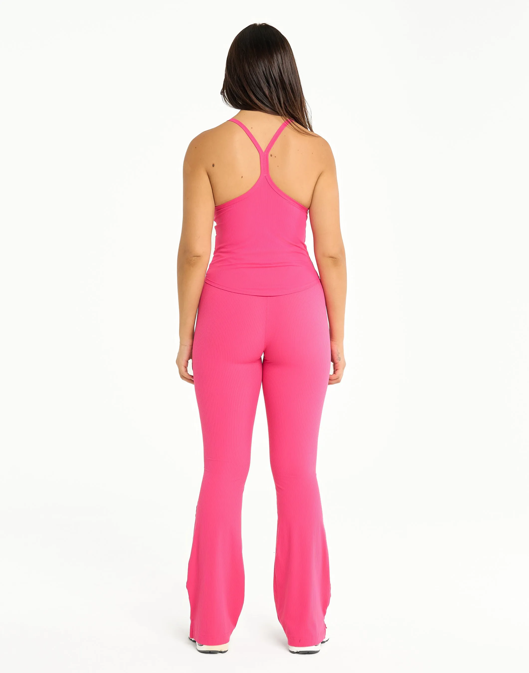Air Support Tank with Built in Bra Shelf - Pink