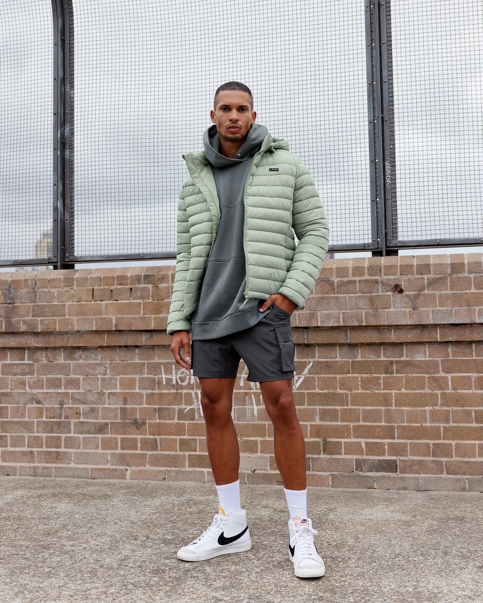 All-day Puffer Jacket - Iceberg Green