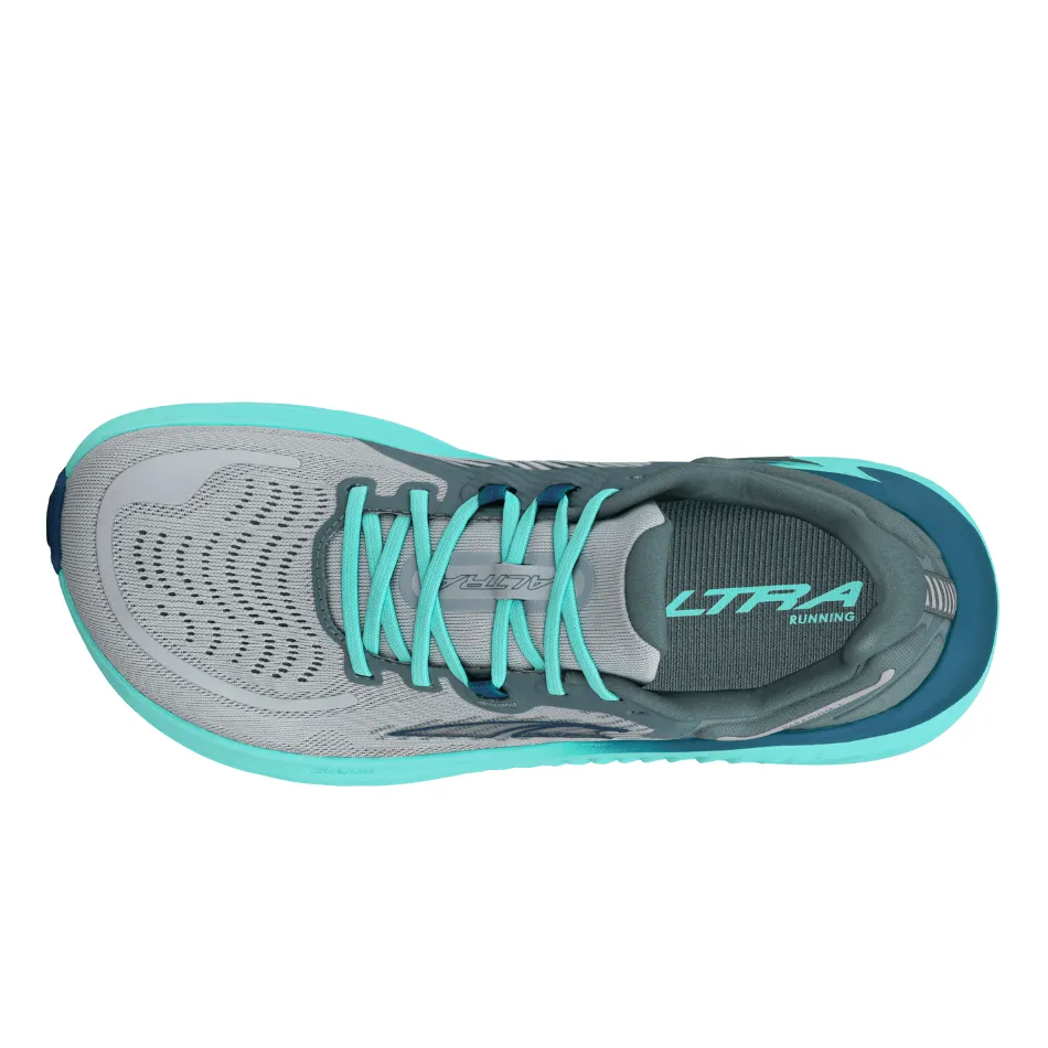 Altra Women's Paradigm 7 Running Shoes in Gray/Teal SS25