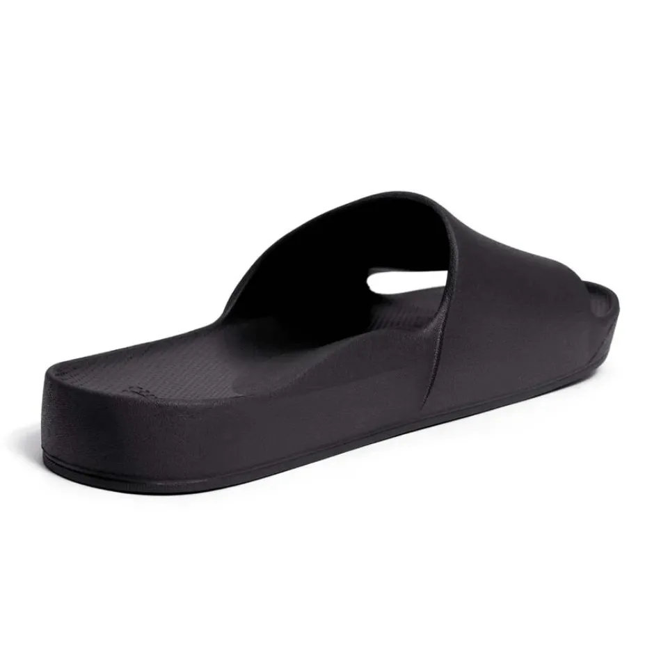 Archies Arch Support Slides in Black