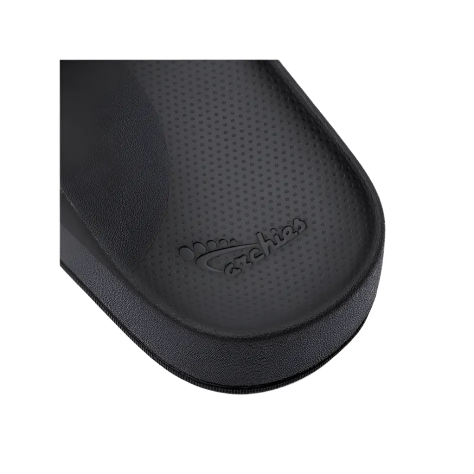 Archies Arch Support Slides in Black