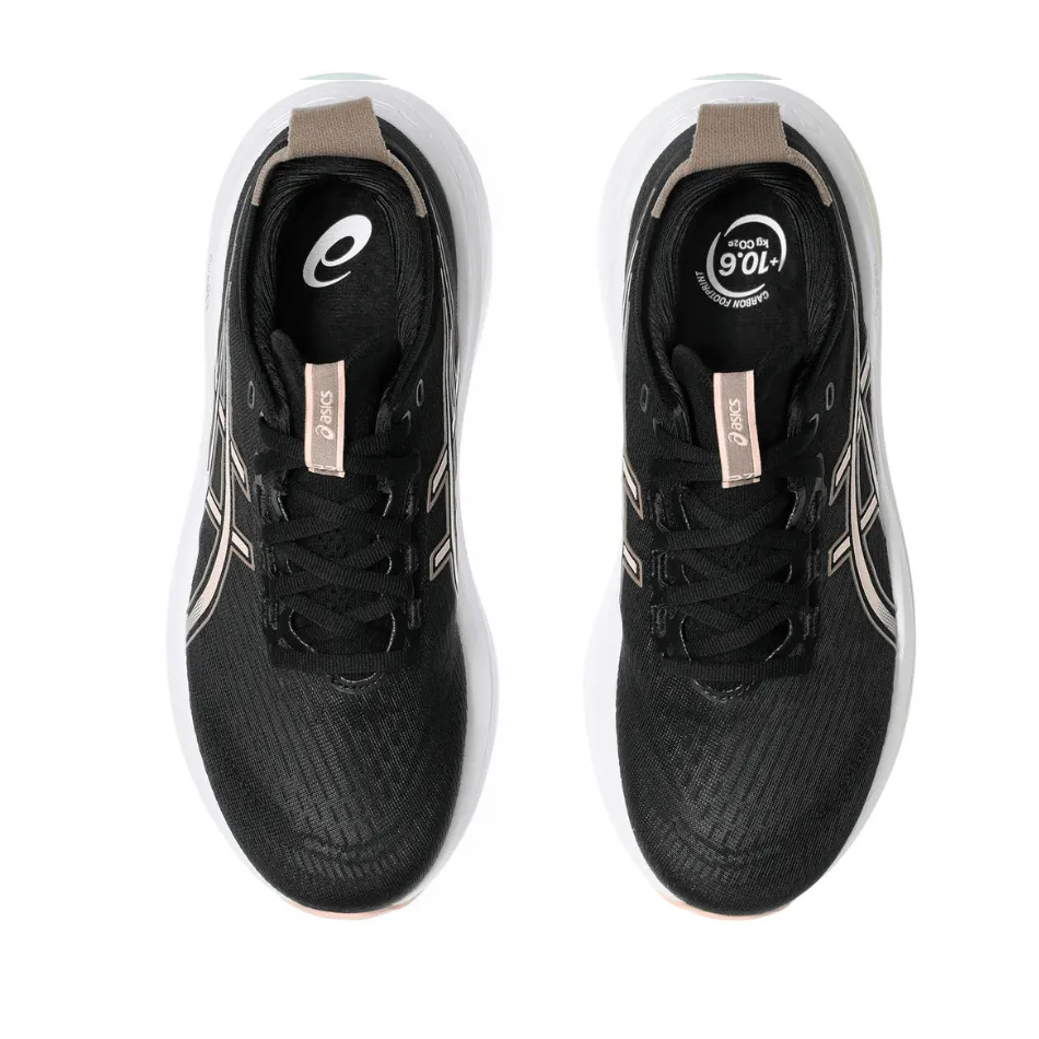 ASICS Women's GEL-NIMBUS 27 Running Shoes in Black/Breeze SS25