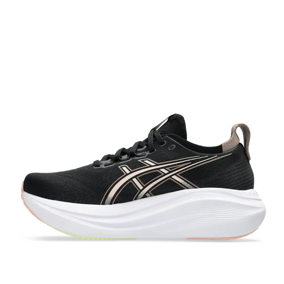 ASICS Women's GEL-NIMBUS 27 Running Shoes in Black/Breeze SS25