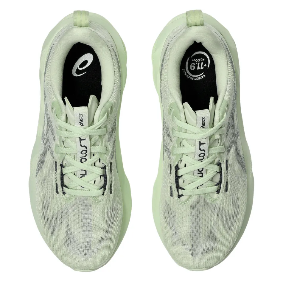 ASICS Women's NOVABLAST 5 Running Shoes in Whisper Green/Monument Blue AW25