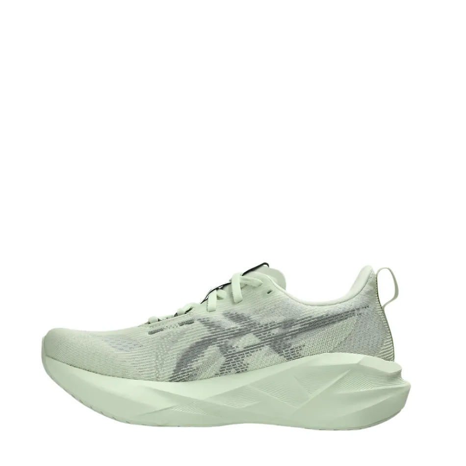 ASICS Women's NOVABLAST 5 Running Shoes in Whisper Green/Monument Blue AW25