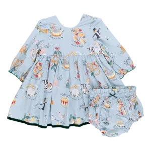 Baby Girl's Amma Dress Set 12 Days of Christmas