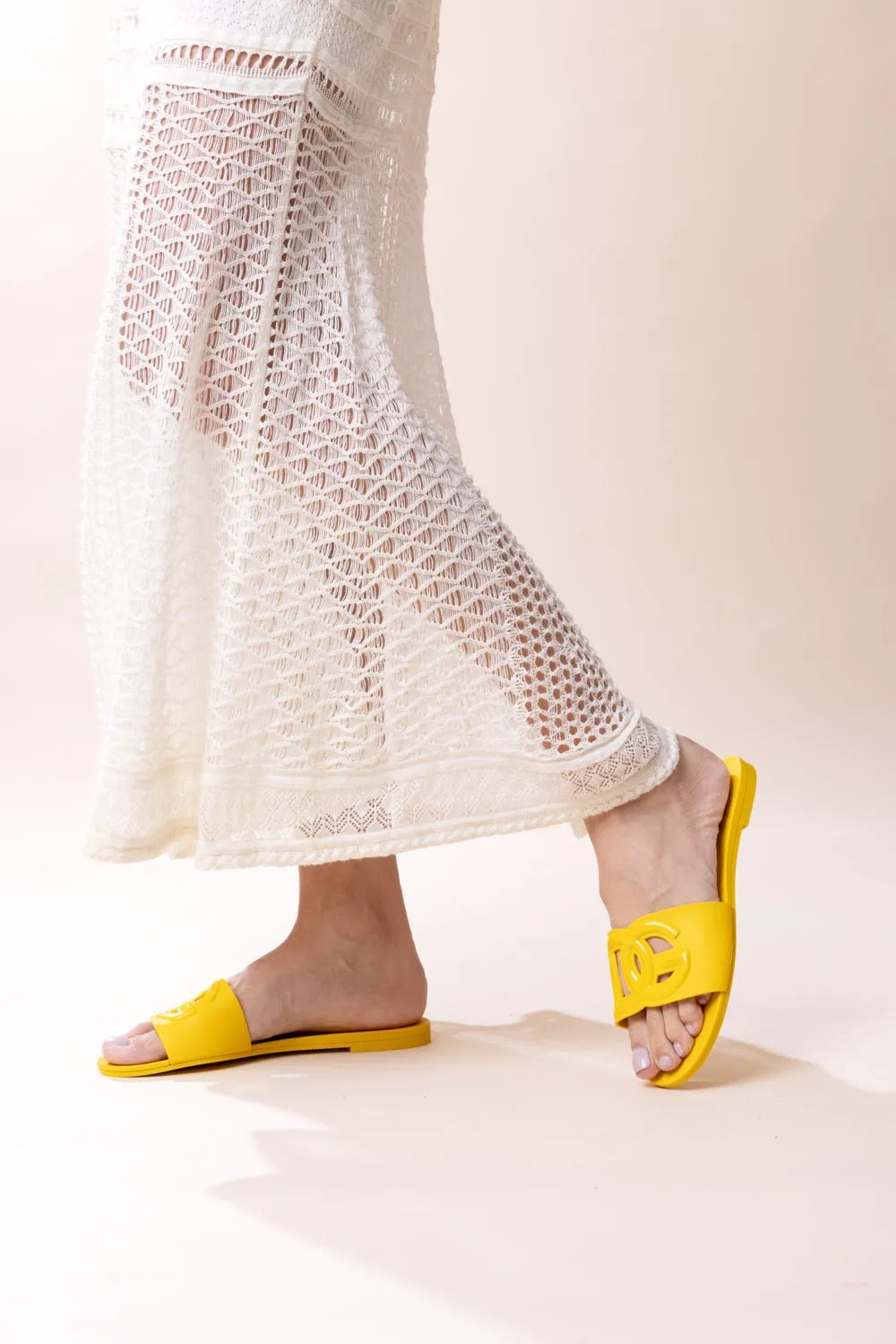Beachwear Sliders - Giallo