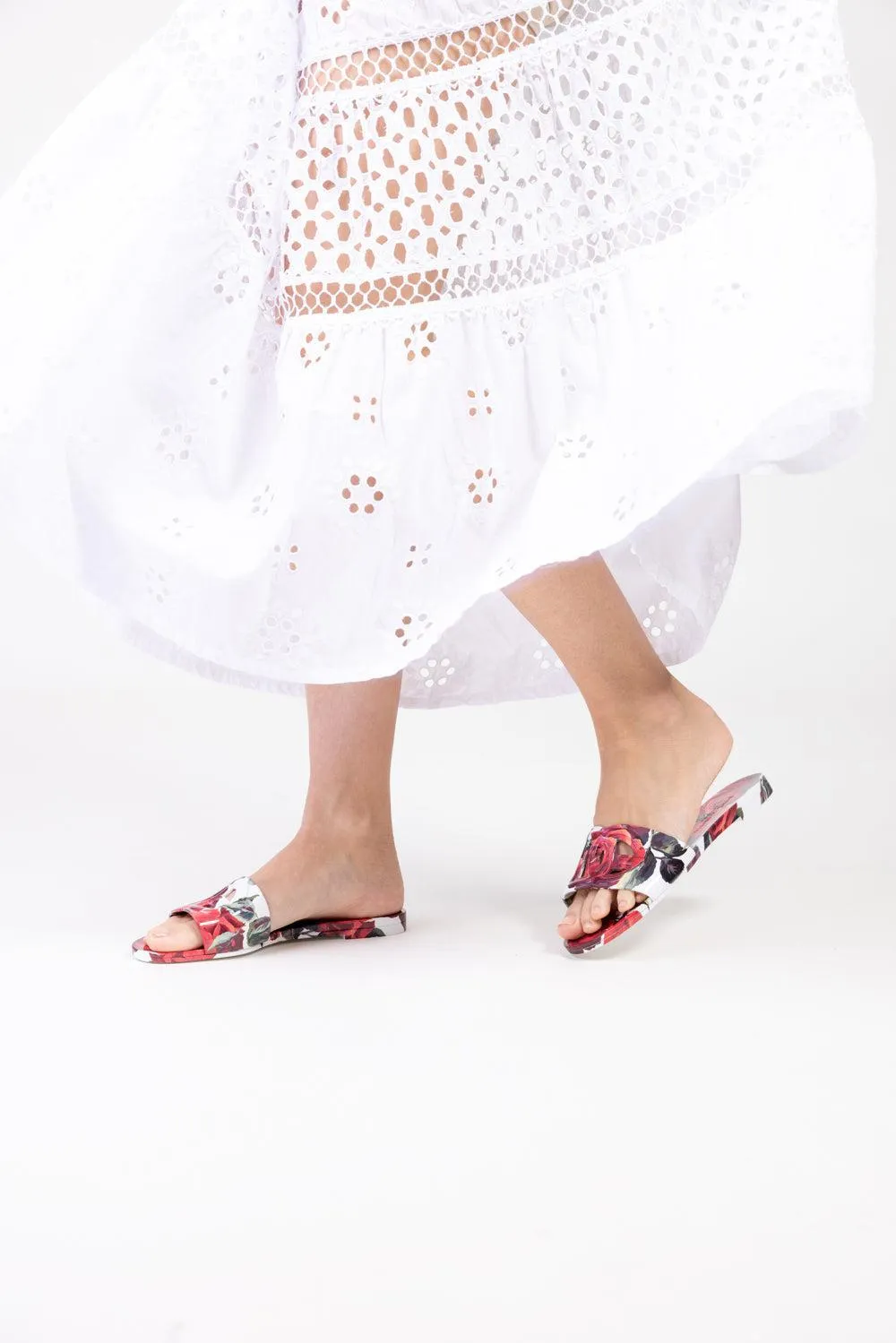 Beachwear Sliders - Rosa Rossa