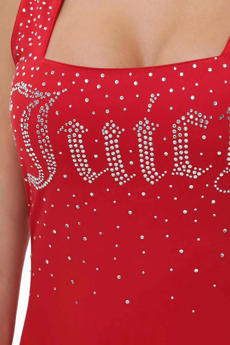 Big Bling Scoop Neck Tank Bodysuit by Juicy Couture