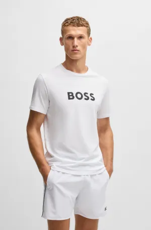 Boss Cotton-Jersey Regular-Fit T-Shirt With SPF 50  UV Protection - Men