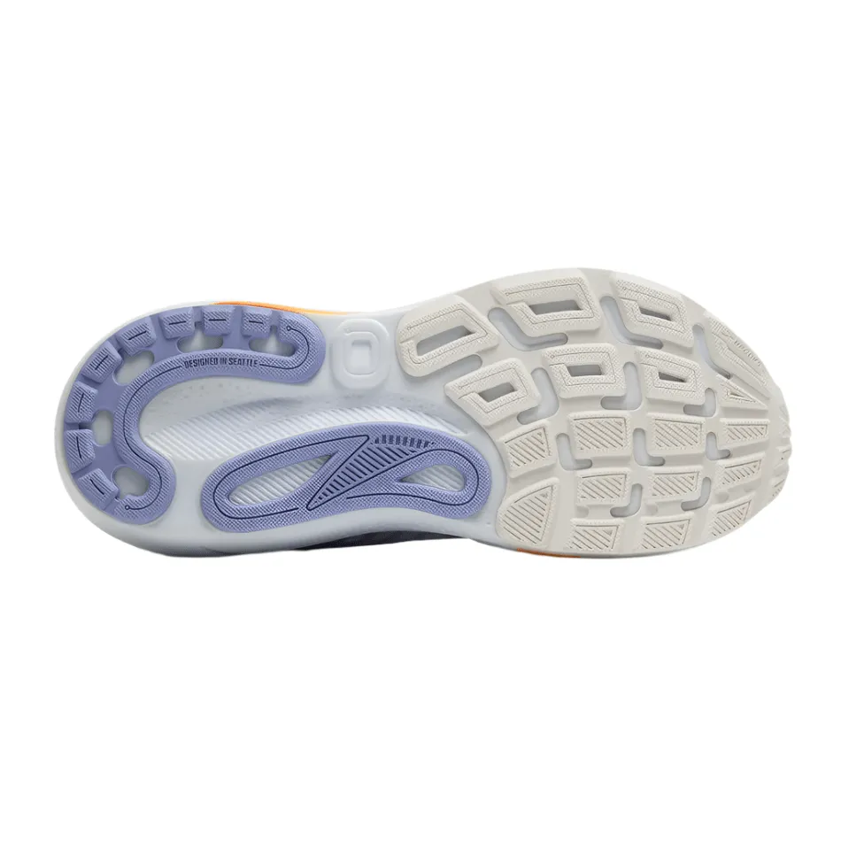 Brooks Women's Adrenaline GTS 24 Running Shoes in Blue Heron/White/Orange AW25