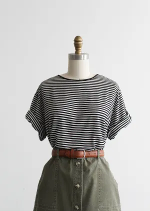 cape may striped tee 1919 Vintage