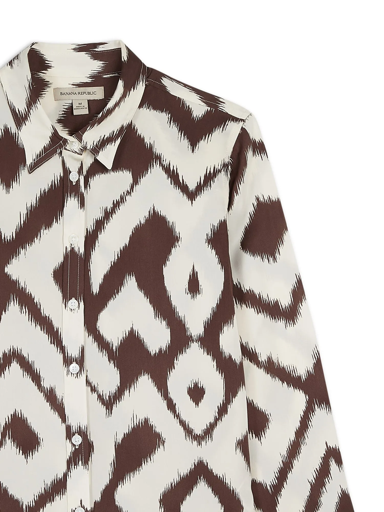 Classic Satin Shirt Banana Republic
