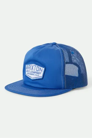 Coleson Trucker Hat - Royal/Royal Brixton