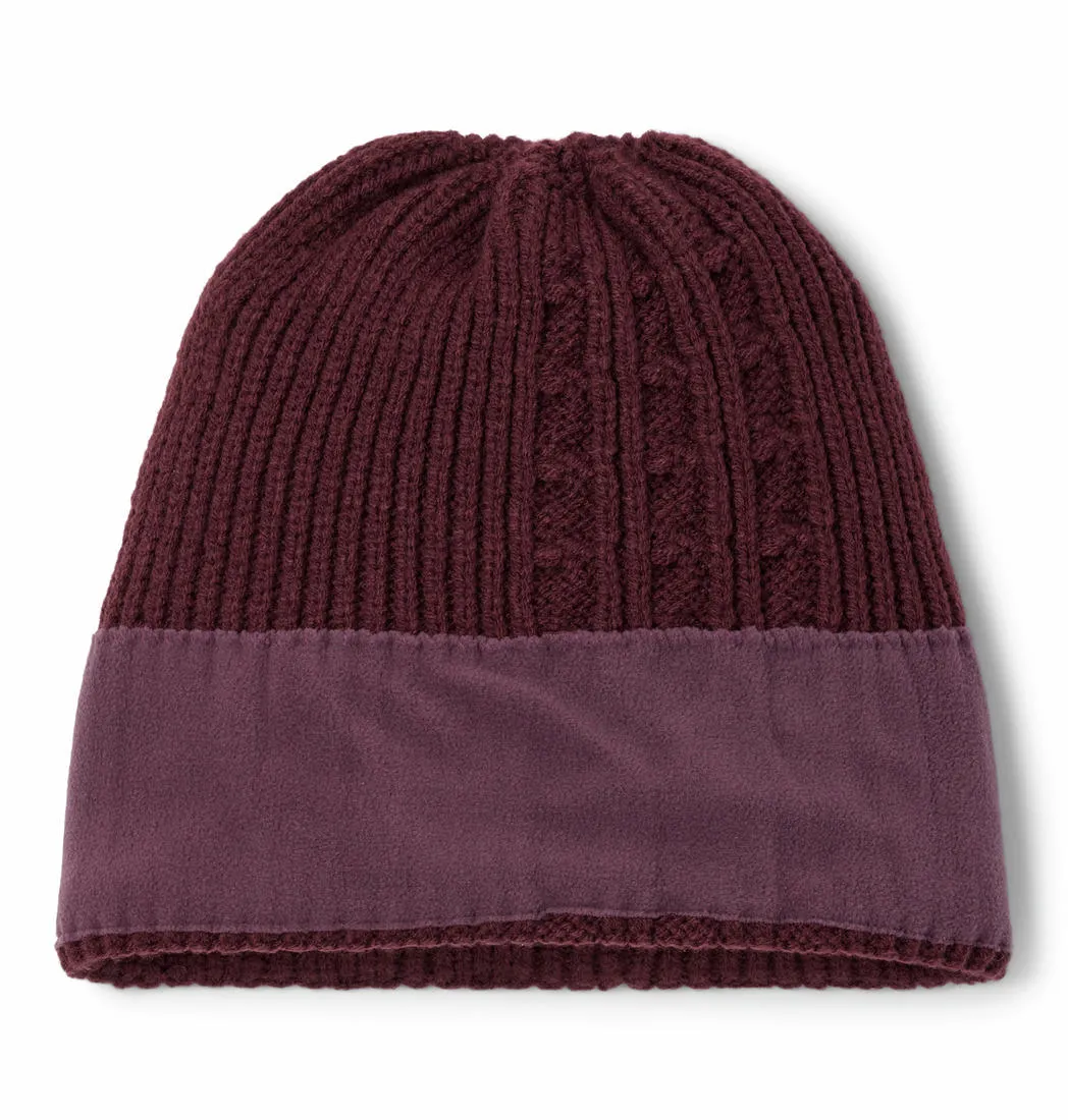 Columbia Womens Red Agate Pass Cable Knit Beanie