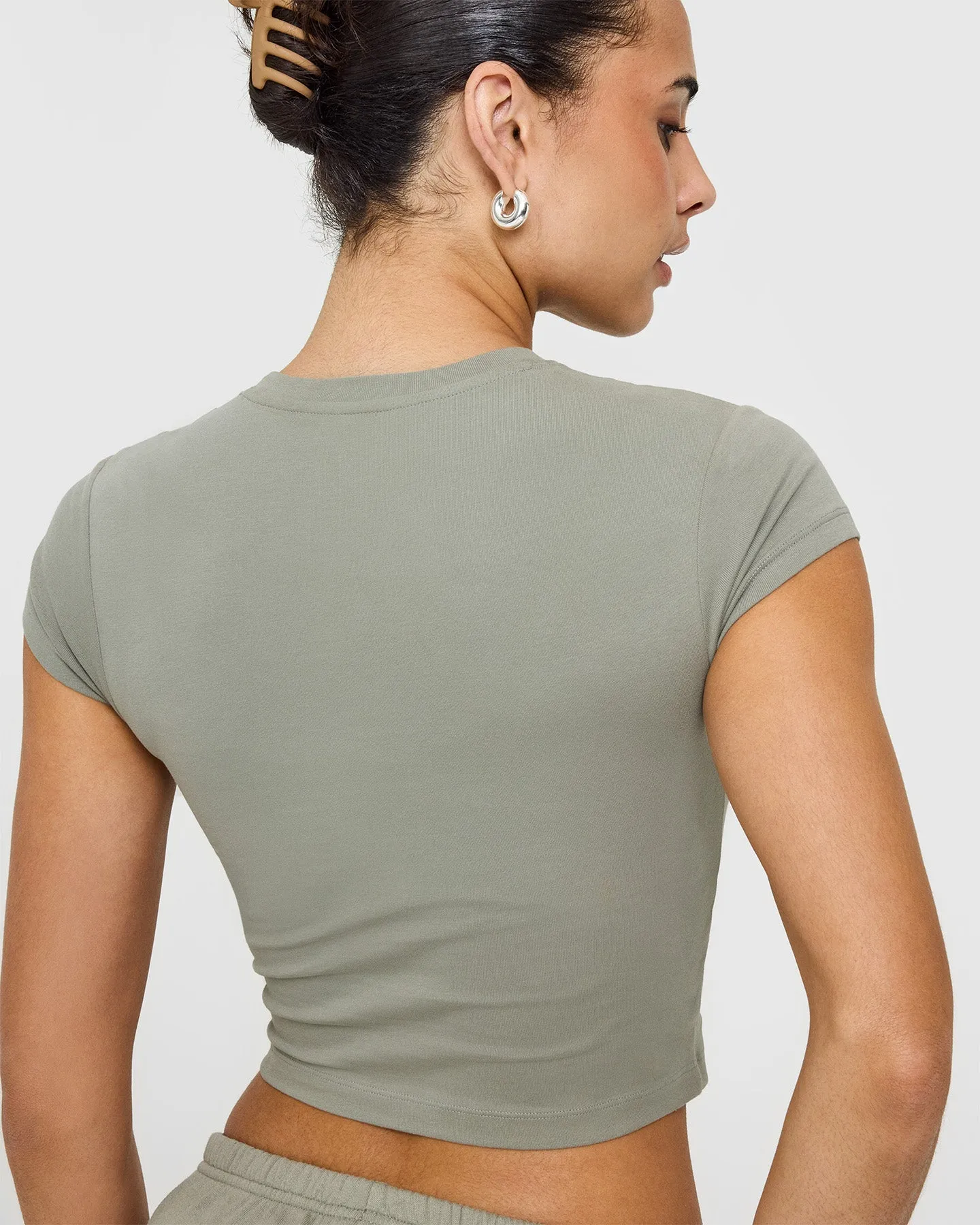 Cotton Icon Baby T-Shirt | Soft Sage Green