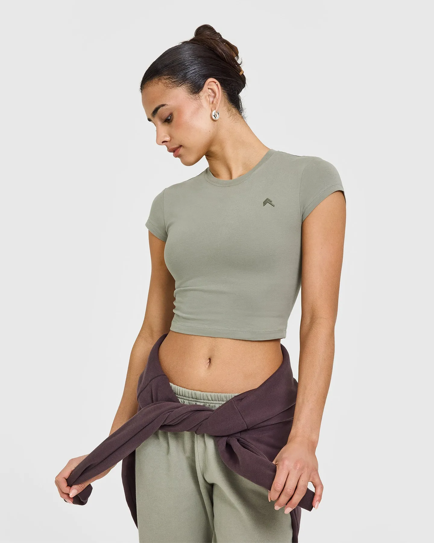 Cotton Icon Baby T-Shirt | Soft Sage Green