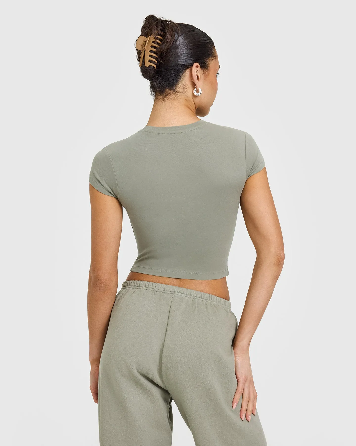 Cotton Icon Baby T-Shirt | Soft Sage Green