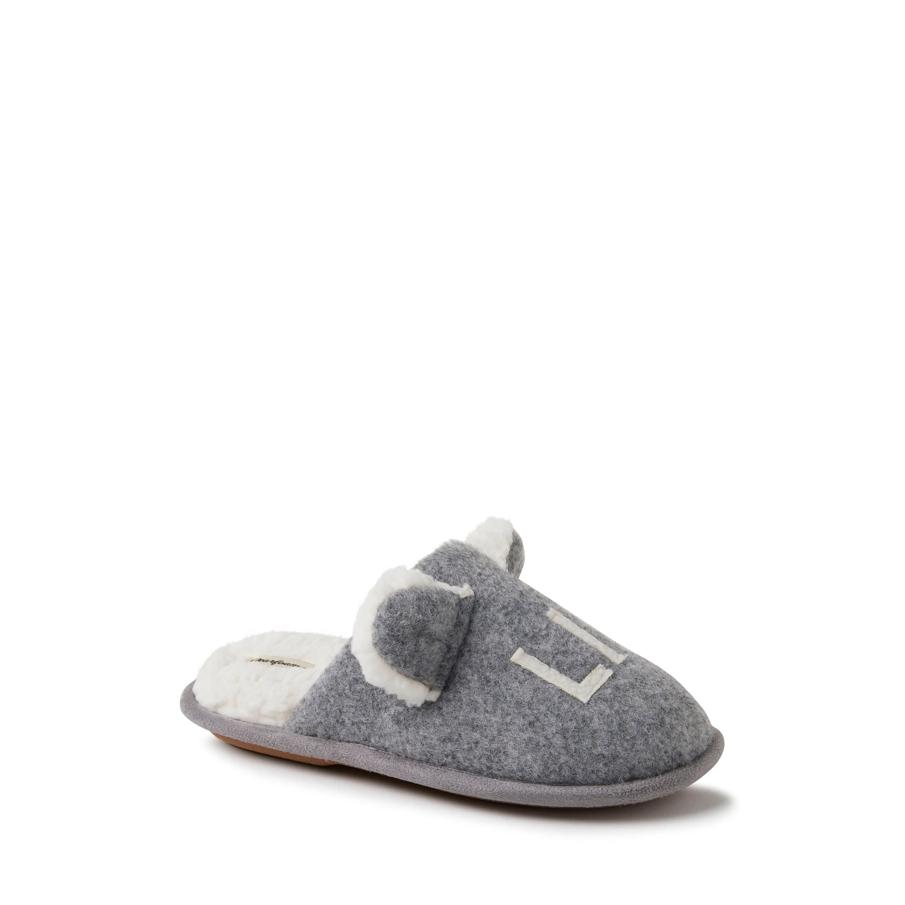 Dearfoams Kid's Casey Lil Bear Family Scuff Slipper