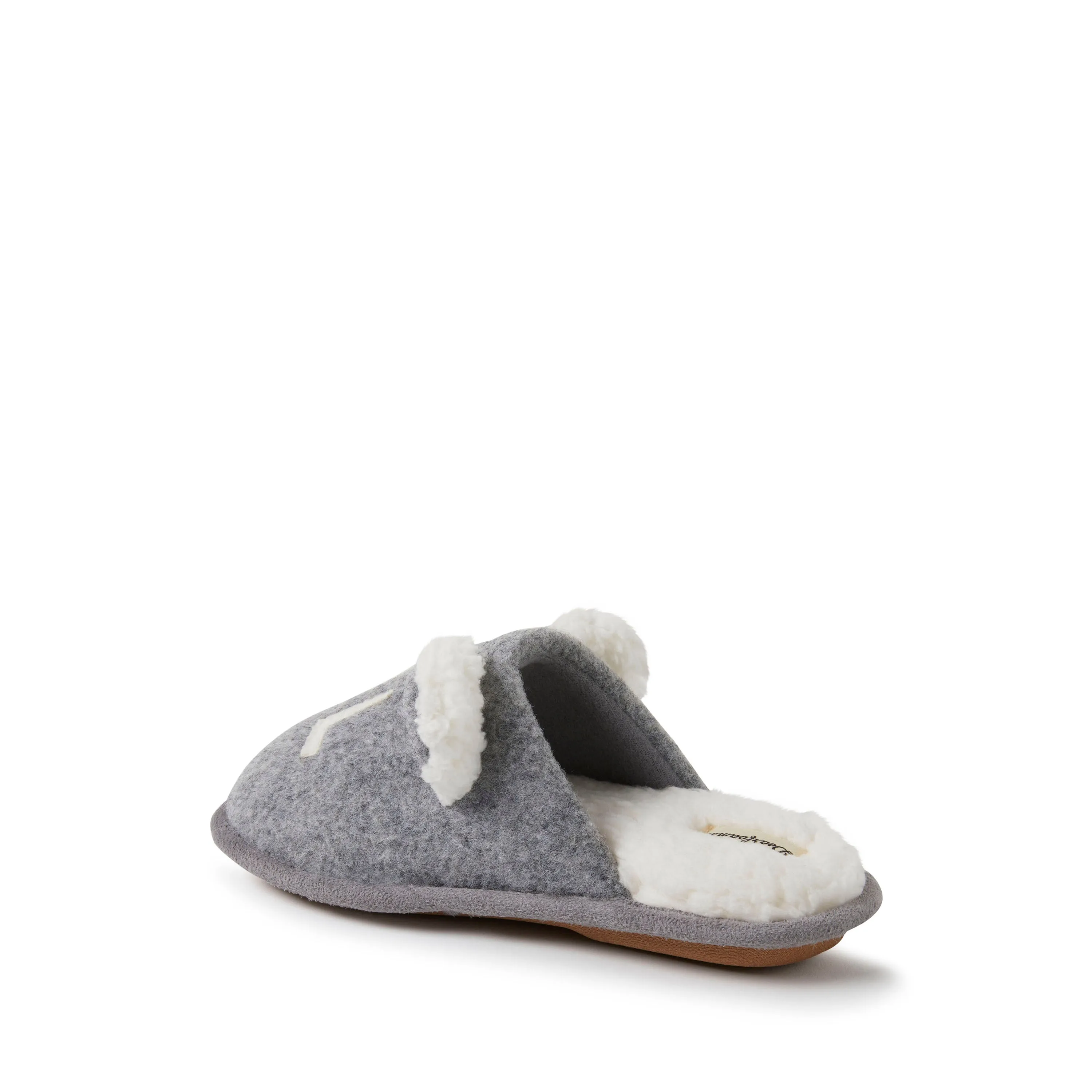 Dearfoams Kid's Casey Lil Bear Family Scuff Slipper
