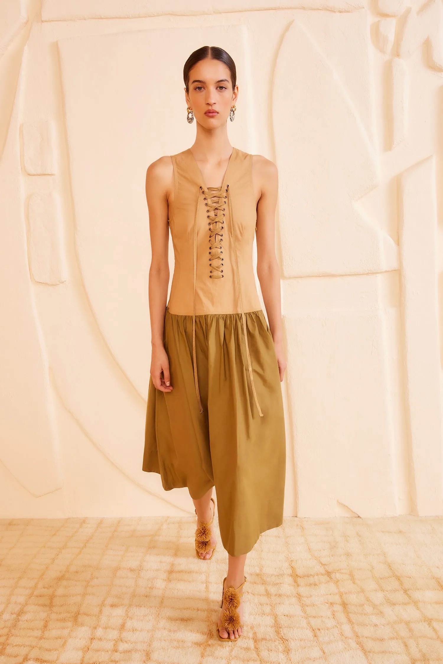 Denia Dress - Sahara Colorblock Ulla Johnson