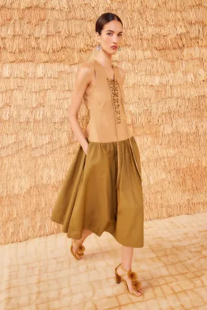 Denia Dress - Sahara Colorblock Ulla Johnson
