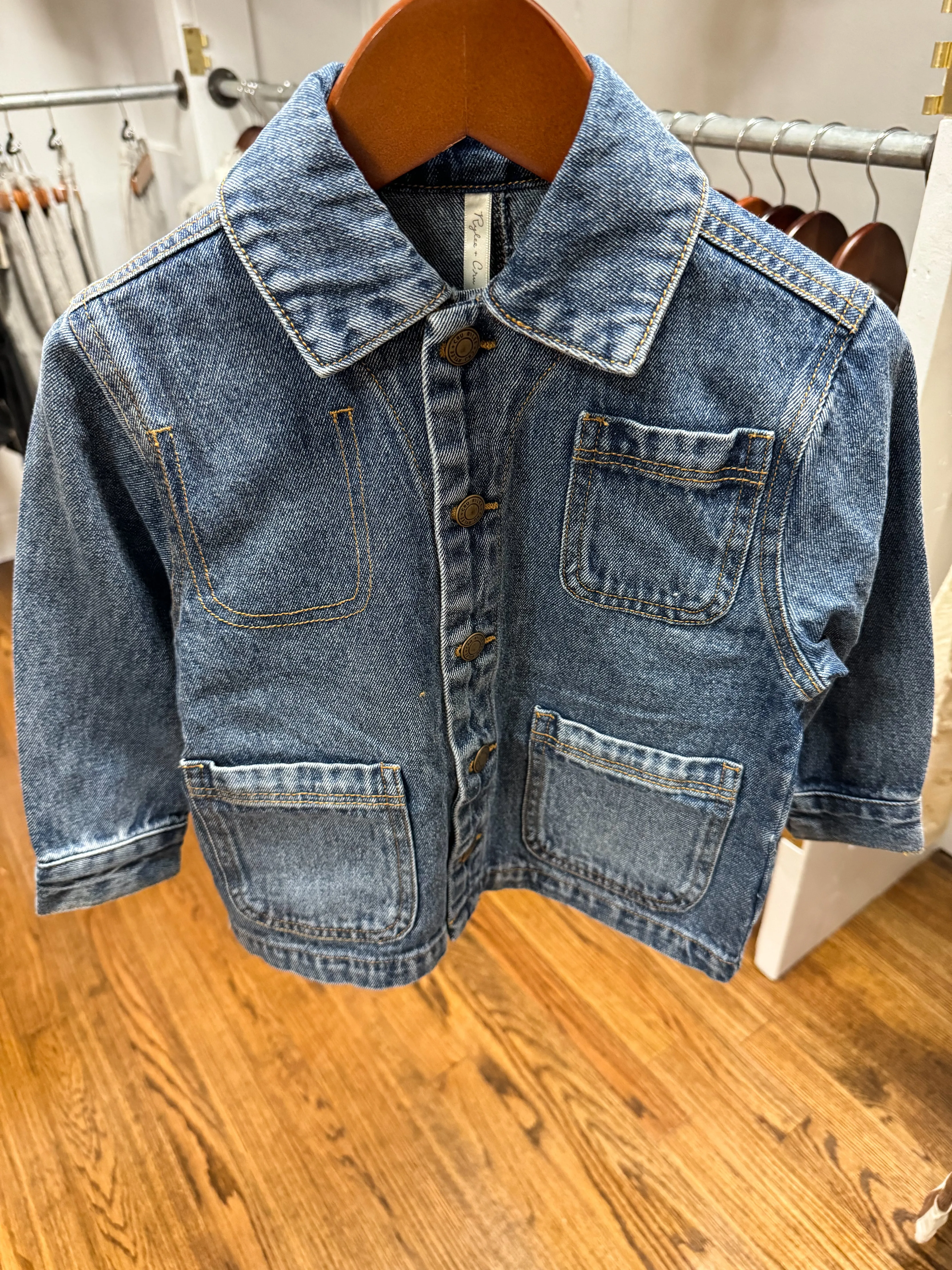 Denim Chore Coat || Indigo