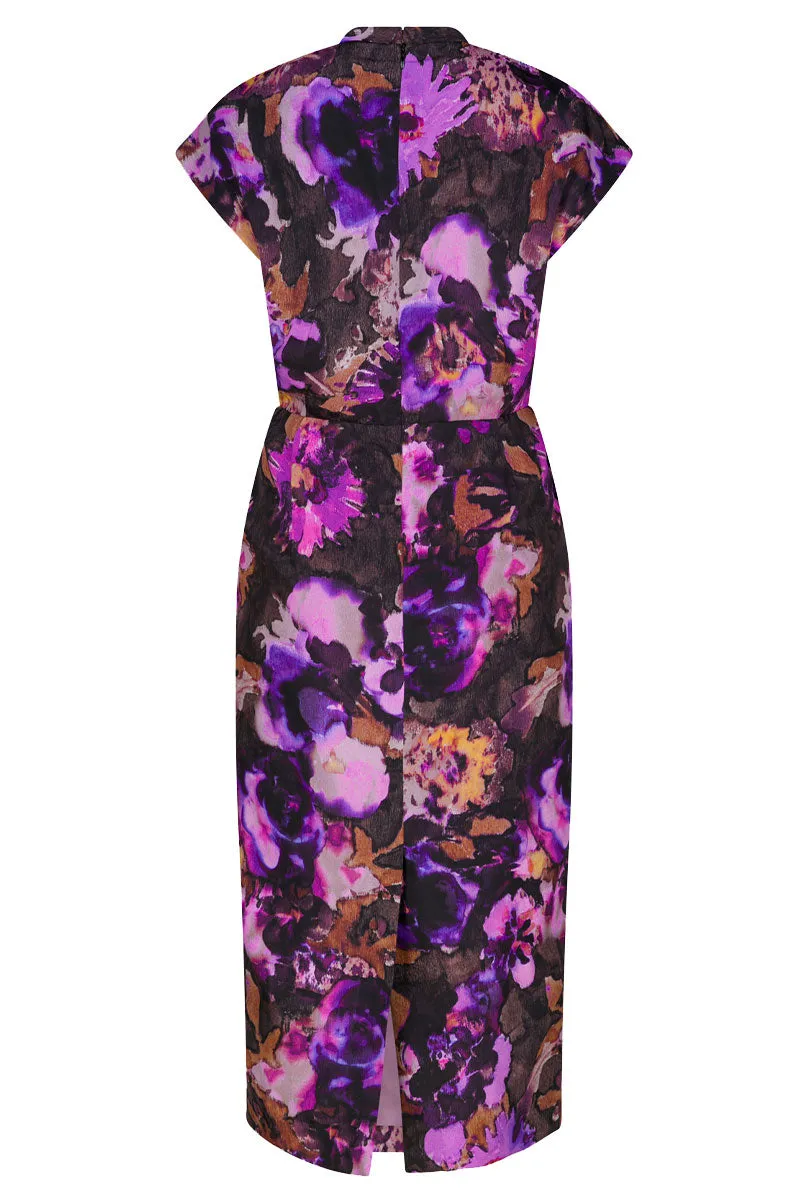 Dormos Ink Flower Dress