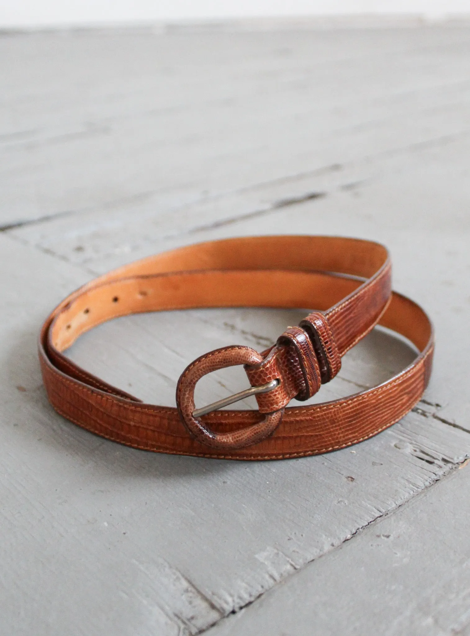 embossed leather belt 1919 Vintage