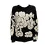 Emilia Abstract 3D Puff Sweater