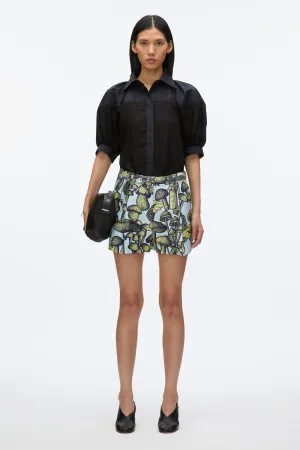 Ethereal Mushroom Single Pleat Short