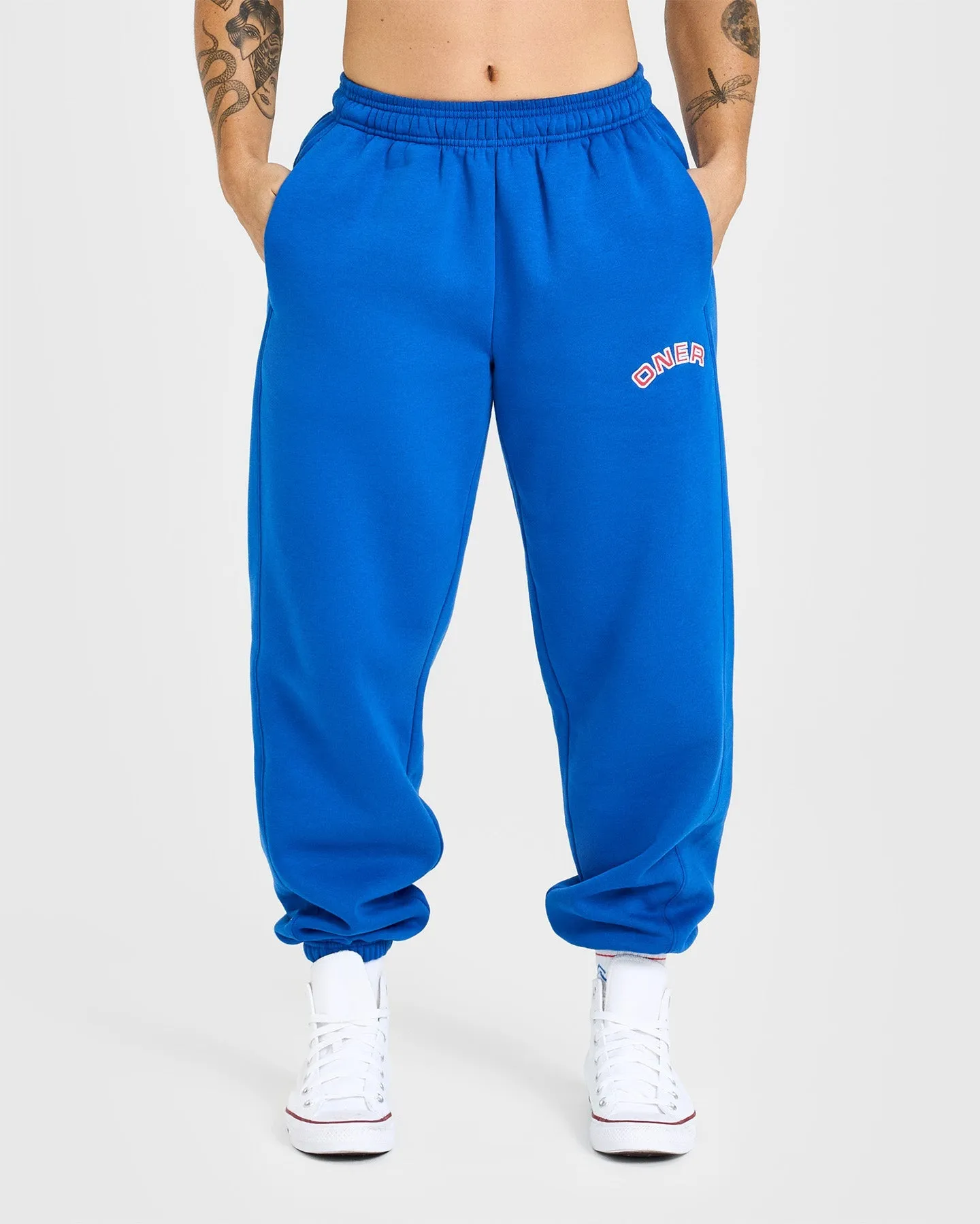 Foundations Jogger With Graphic | Oasis Blue