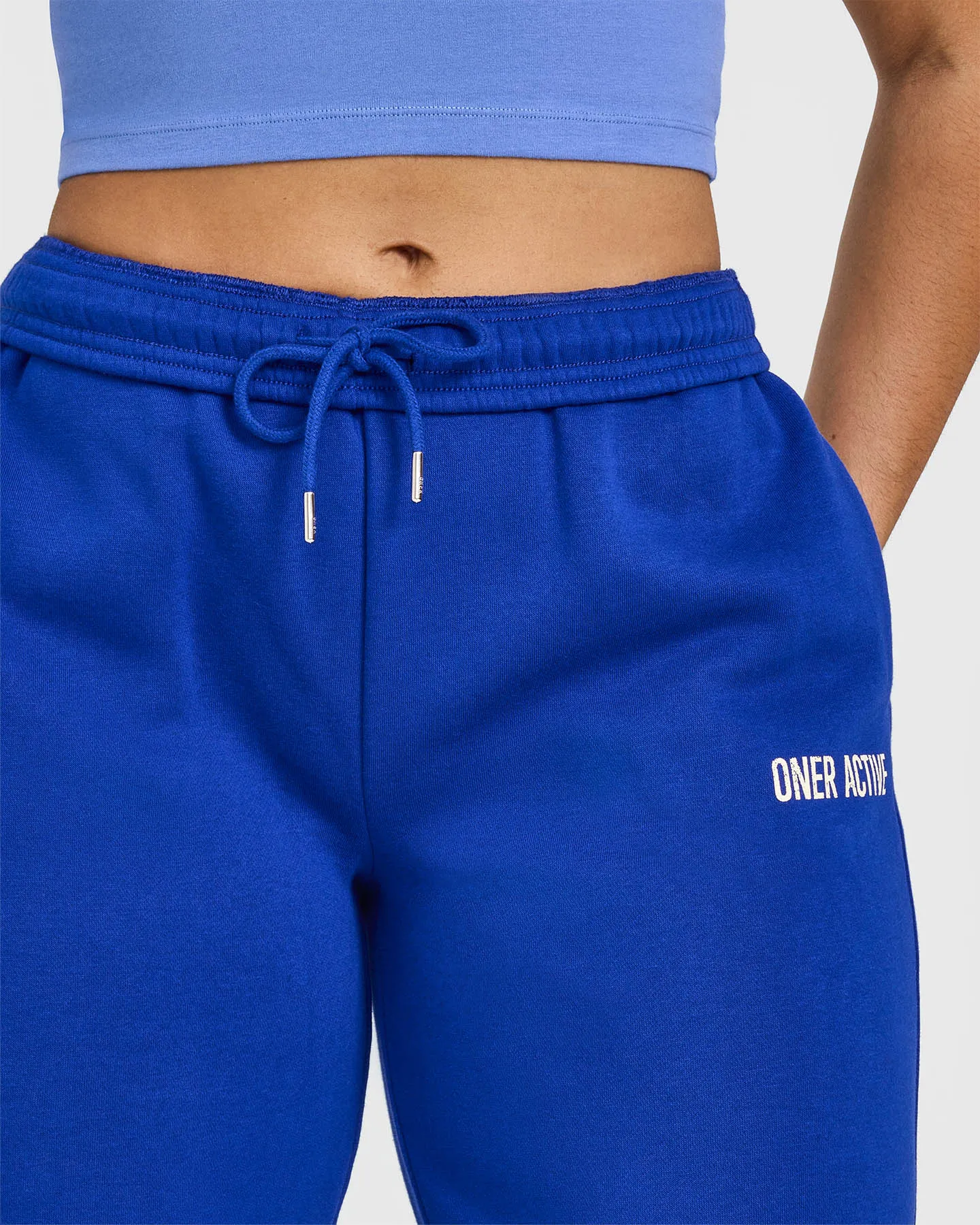 Foundations Jogger With Printed Graphic | Strong Blue