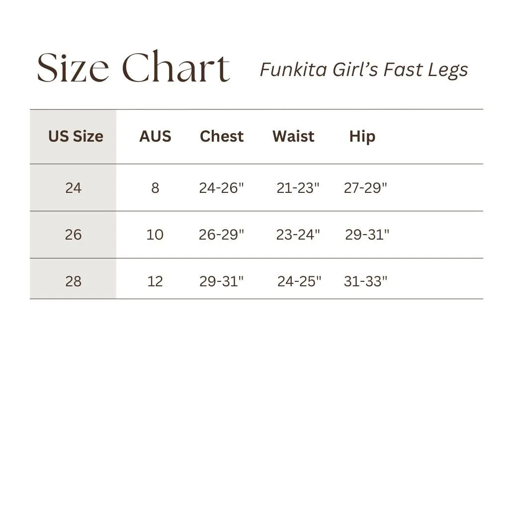 Funkita Girl's Fast Legs True Bluey