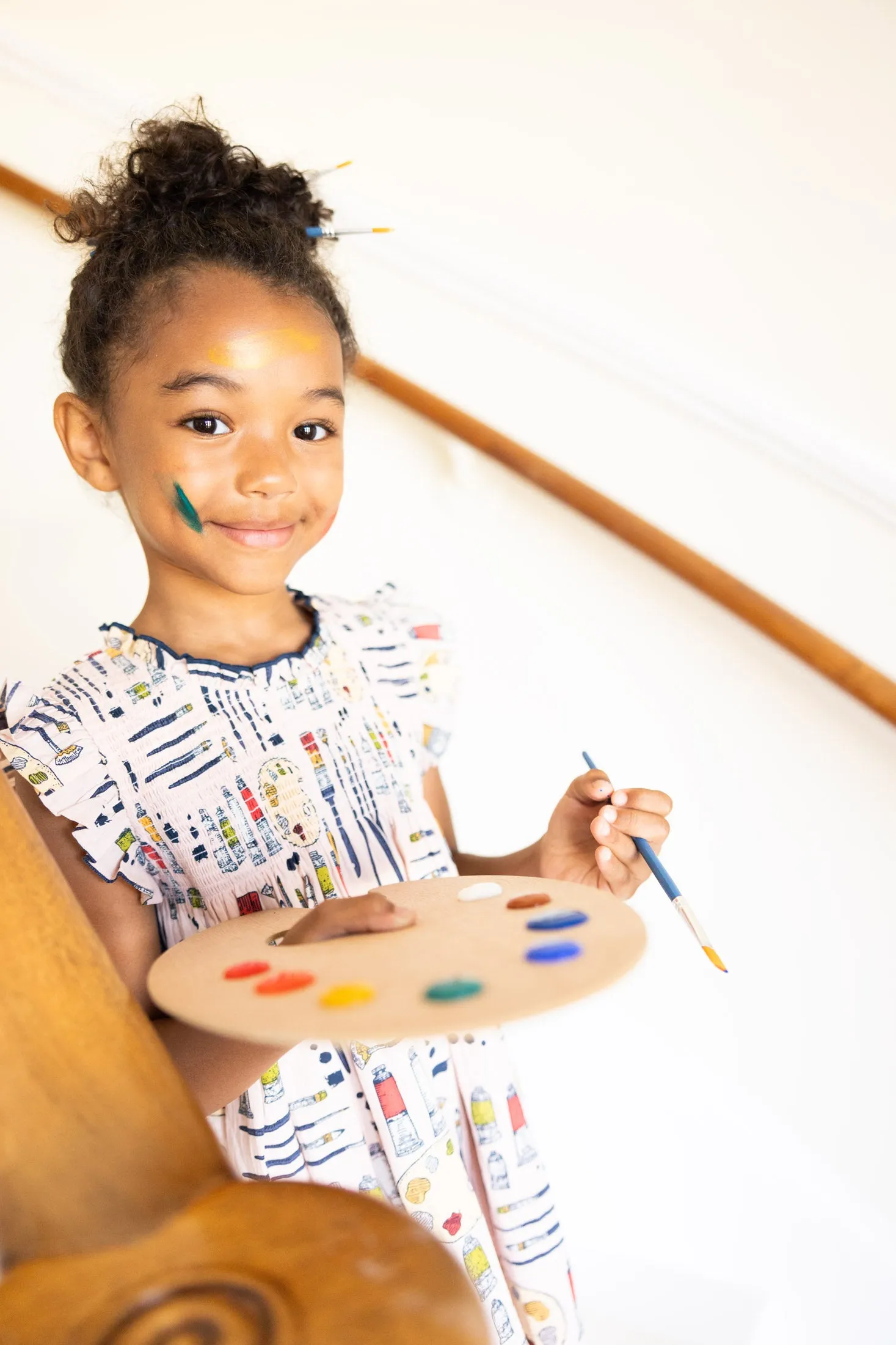 Girl's Stevie Dress Tiny Artist