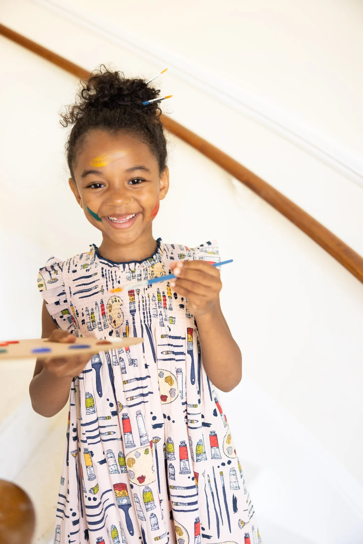 Girl's Stevie Dress Tiny Artist