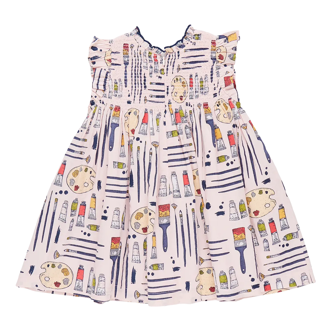 Girl's Stevie Dress Tiny Artist