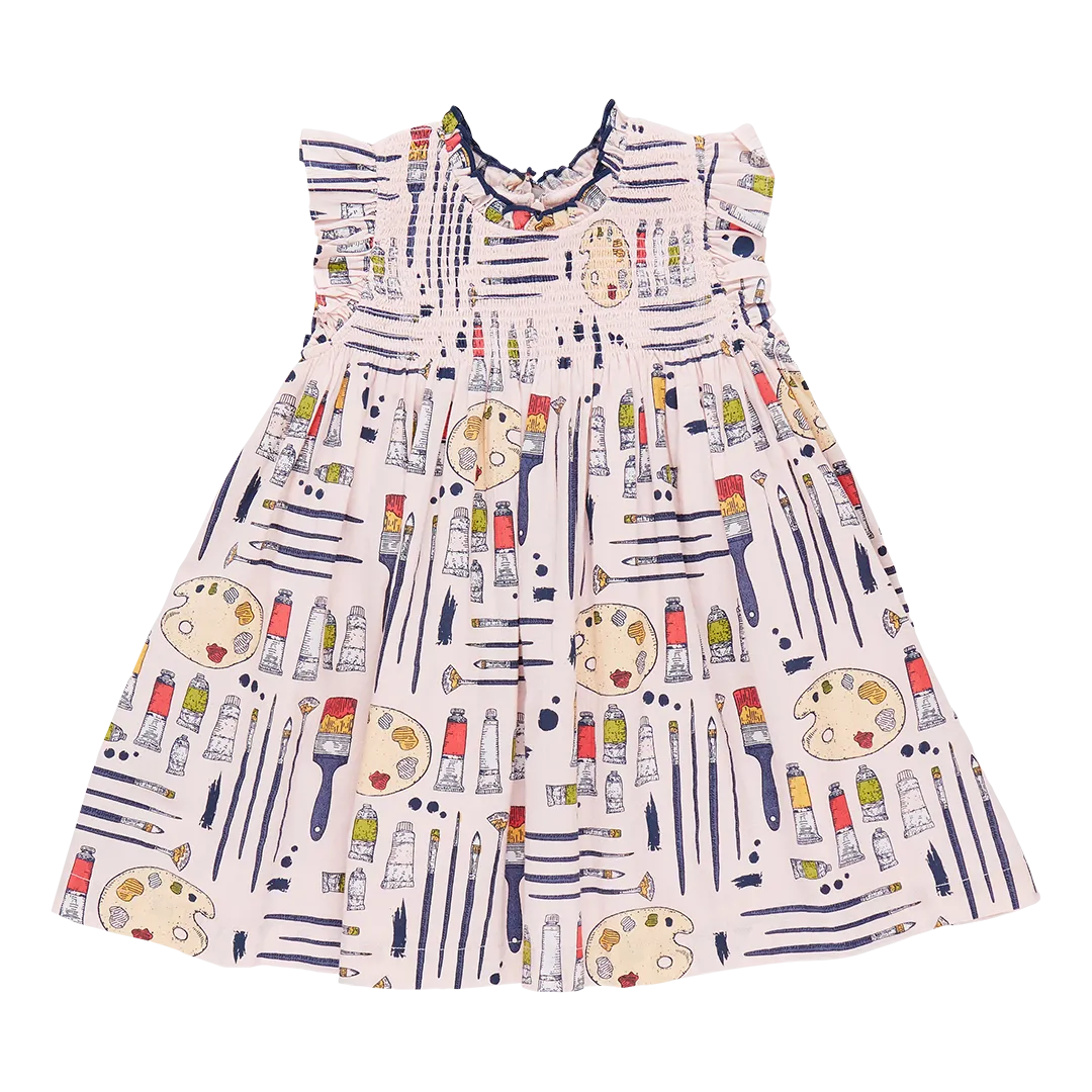 Girl's Stevie Dress Tiny Artist