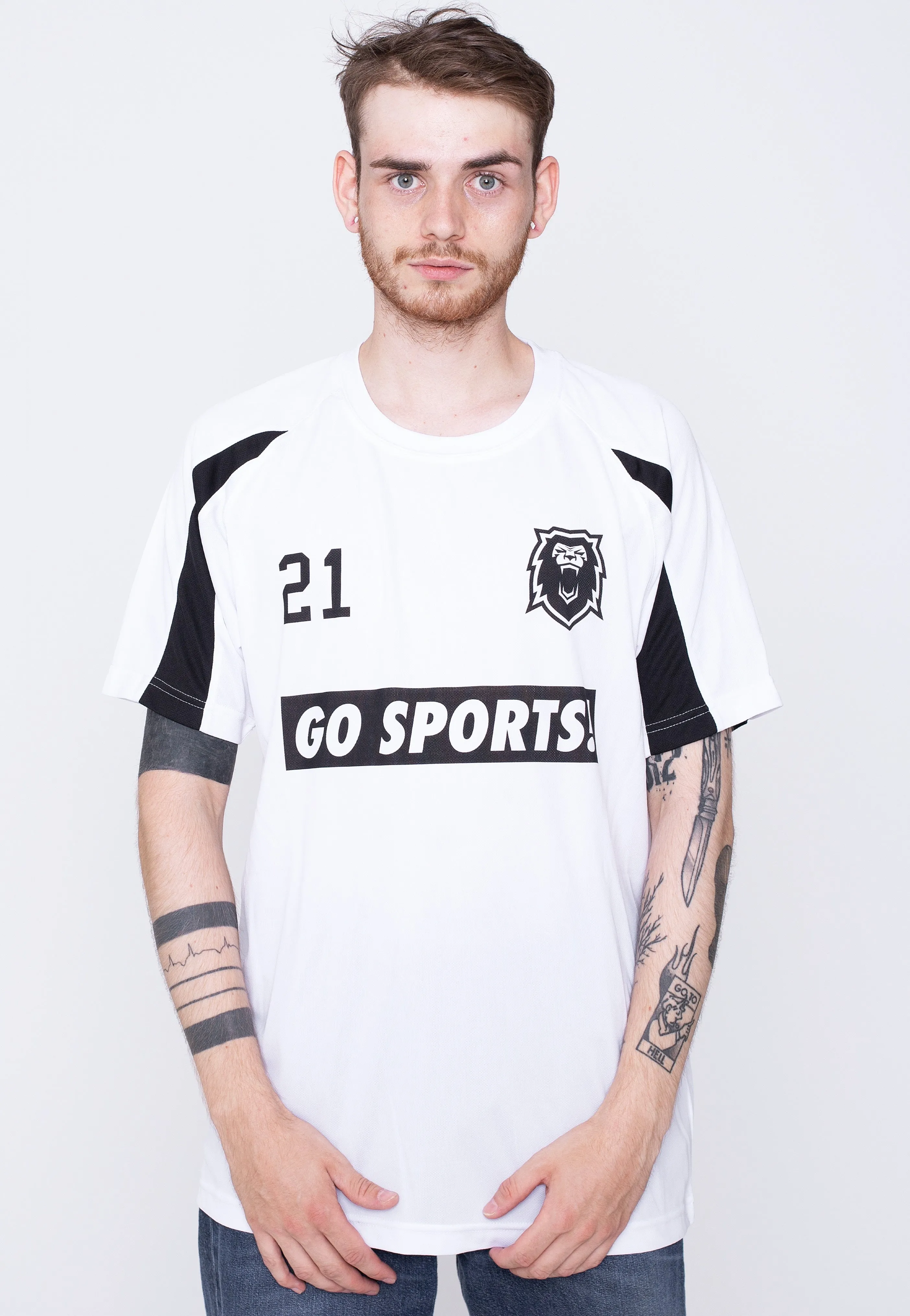 Impericon - Go Sports White/Black Functional - T-Shirt