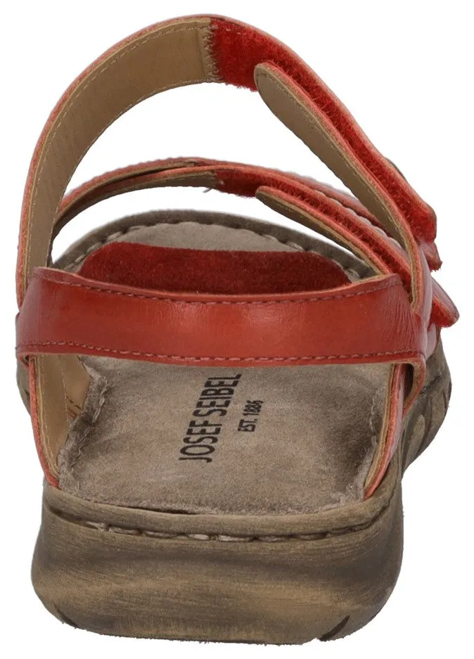 Josef Seibel Brenda 06 Womens Leather Touch Fastening Sandal