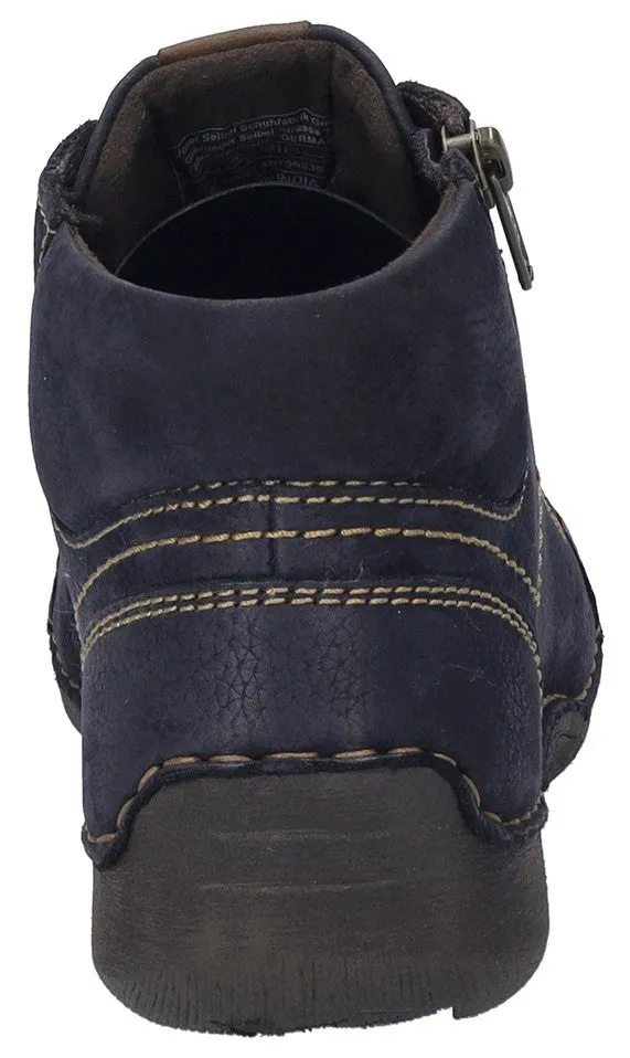Josef Seibel Fergey 67 Womens Leather Lace Up Ankle Boot