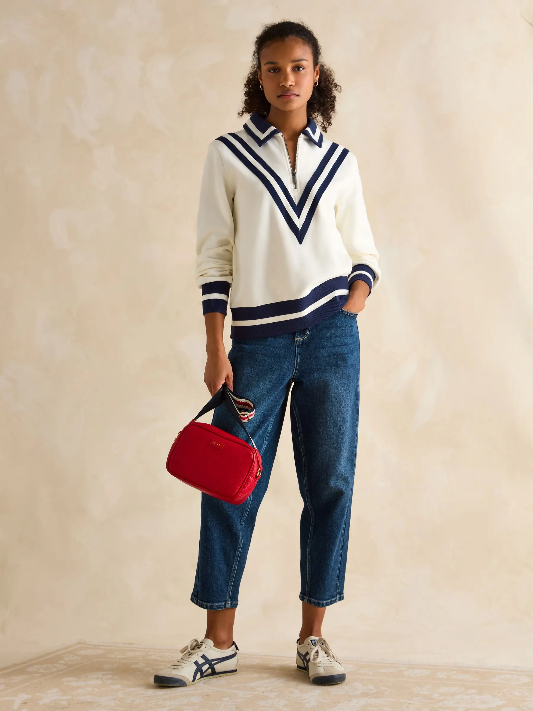 Joules Dawlish Quarter Zip Sweatshirt