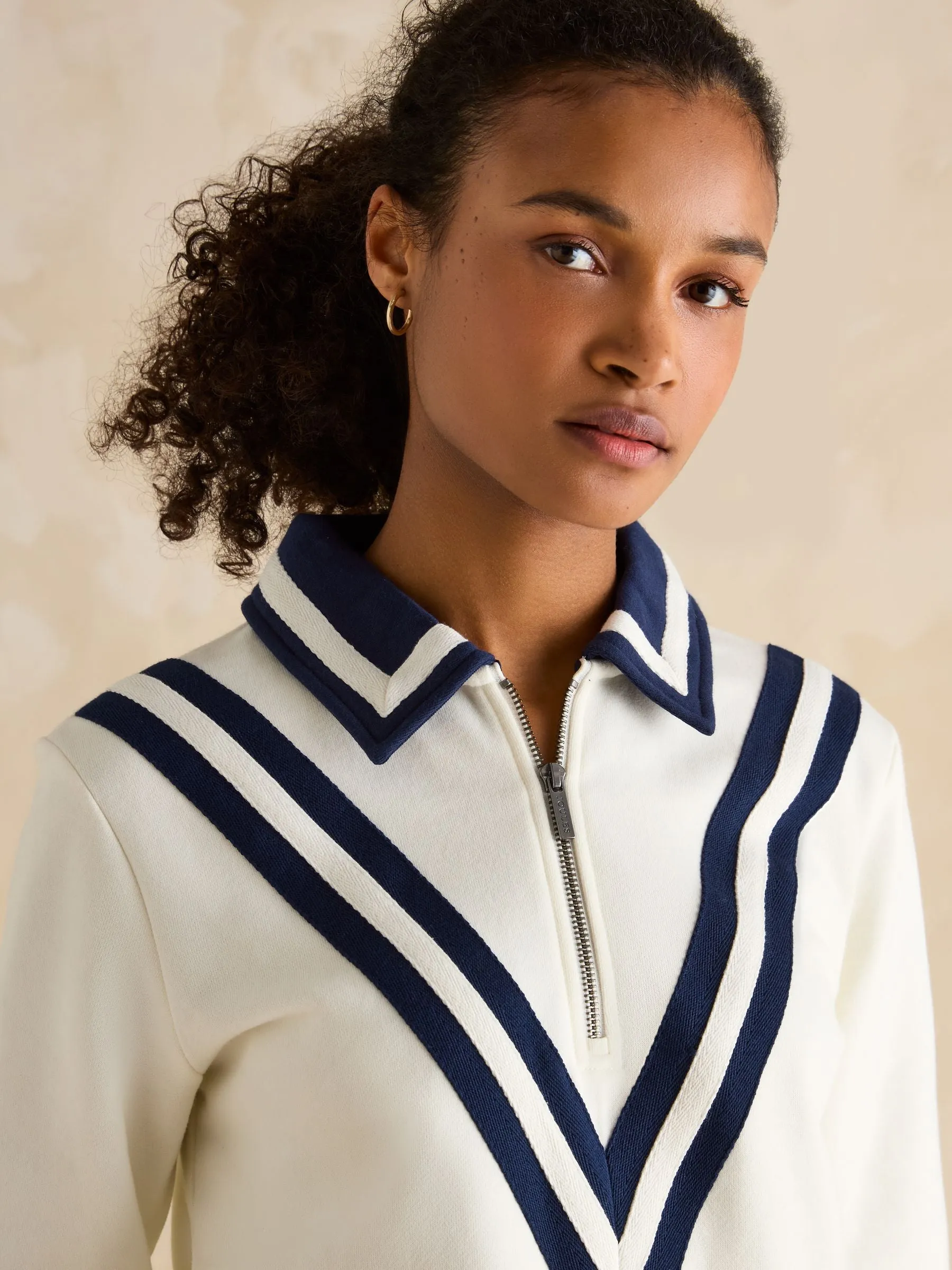Joules Dawlish Quarter Zip Sweatshirt