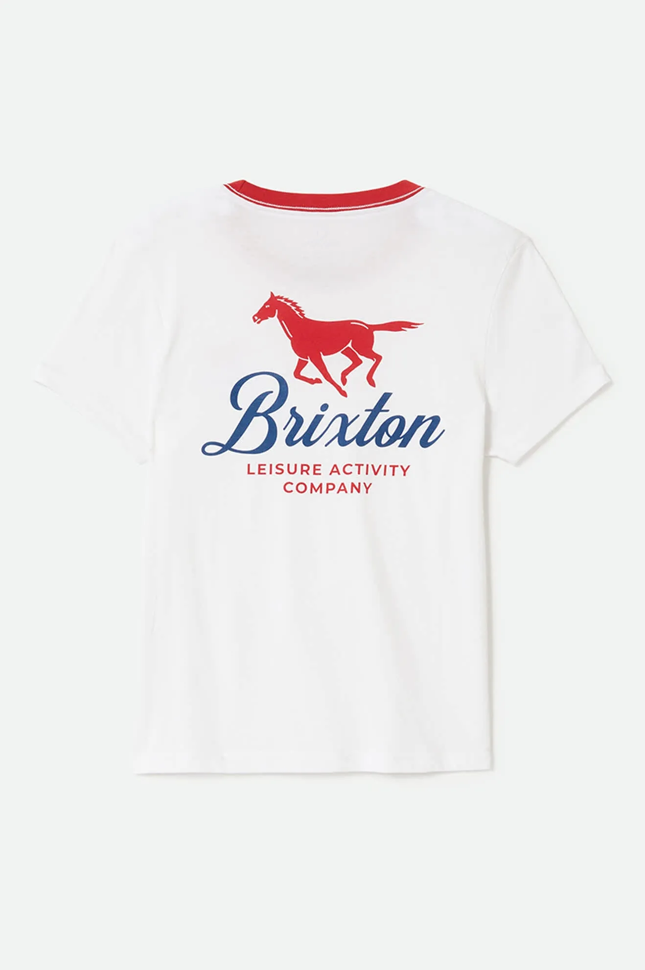 Leisure Activity Fitted Crew T-Shirt - White Brixton