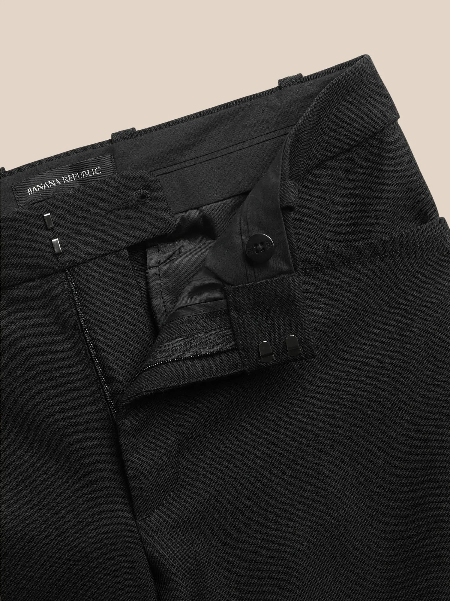 Lido Straight Wool Pant Banana Republic