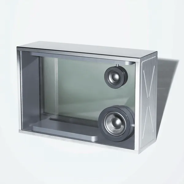 Lyric Speaker Box 'Military Silver'