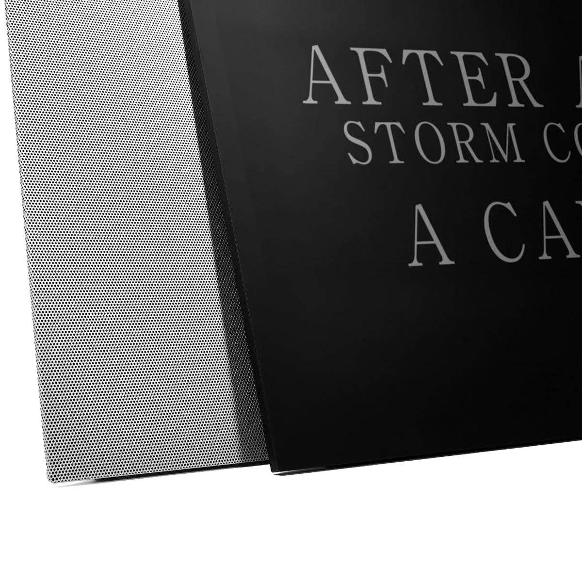 Lyric Speaker Canvas 'White Black'