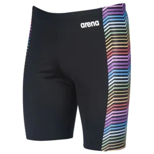 MEN'S MULTICOLOUR STRIPES JAMMER - BLACK/MULTI