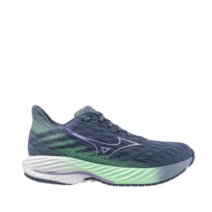 Mizuno Women's Wave Rider 28 Running Shoes in Citadel/White/Neo Mint SS25