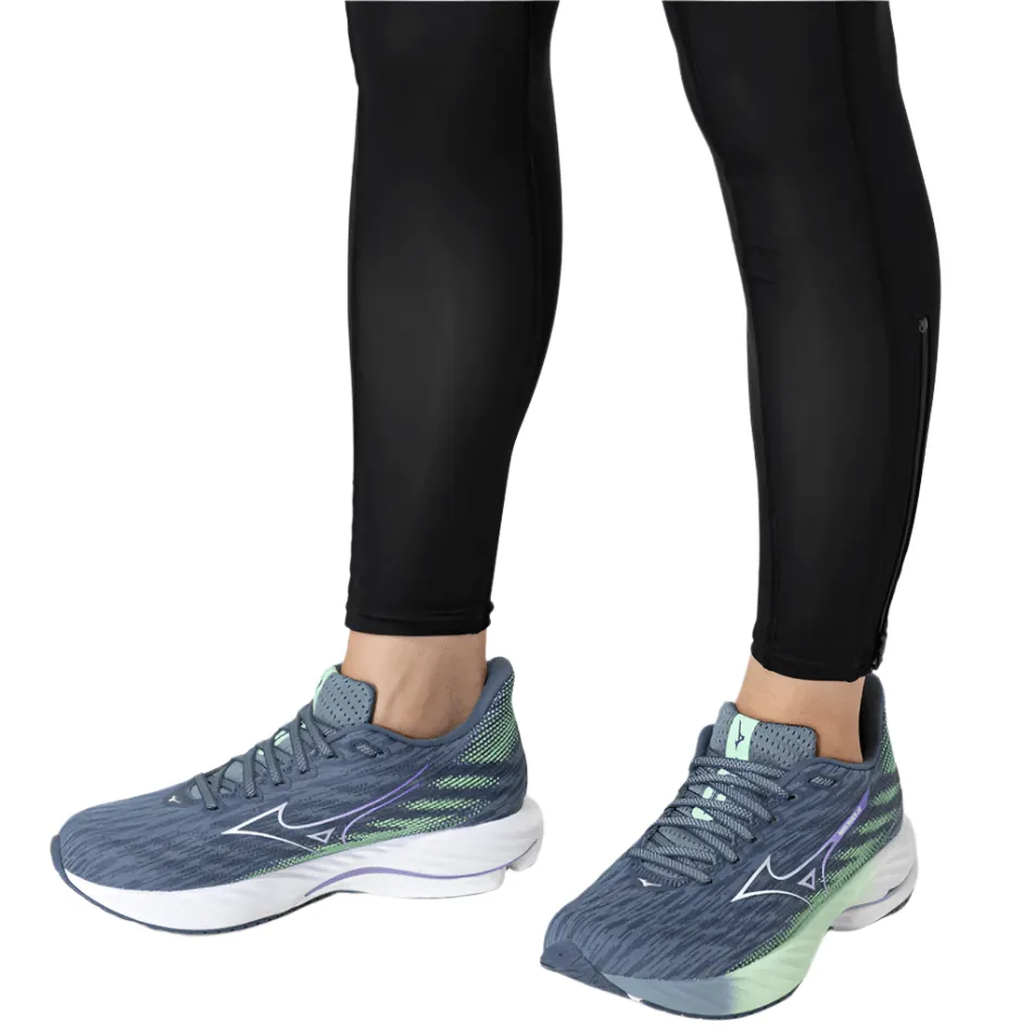 Mizuno Women's Wave Rider 28 Running Shoes in Citadel/White/Neo Mint SS25